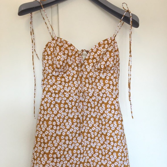 5⭐️ FAV BESTSELLER Summer sundress yellow floral - Picture 4 of 7